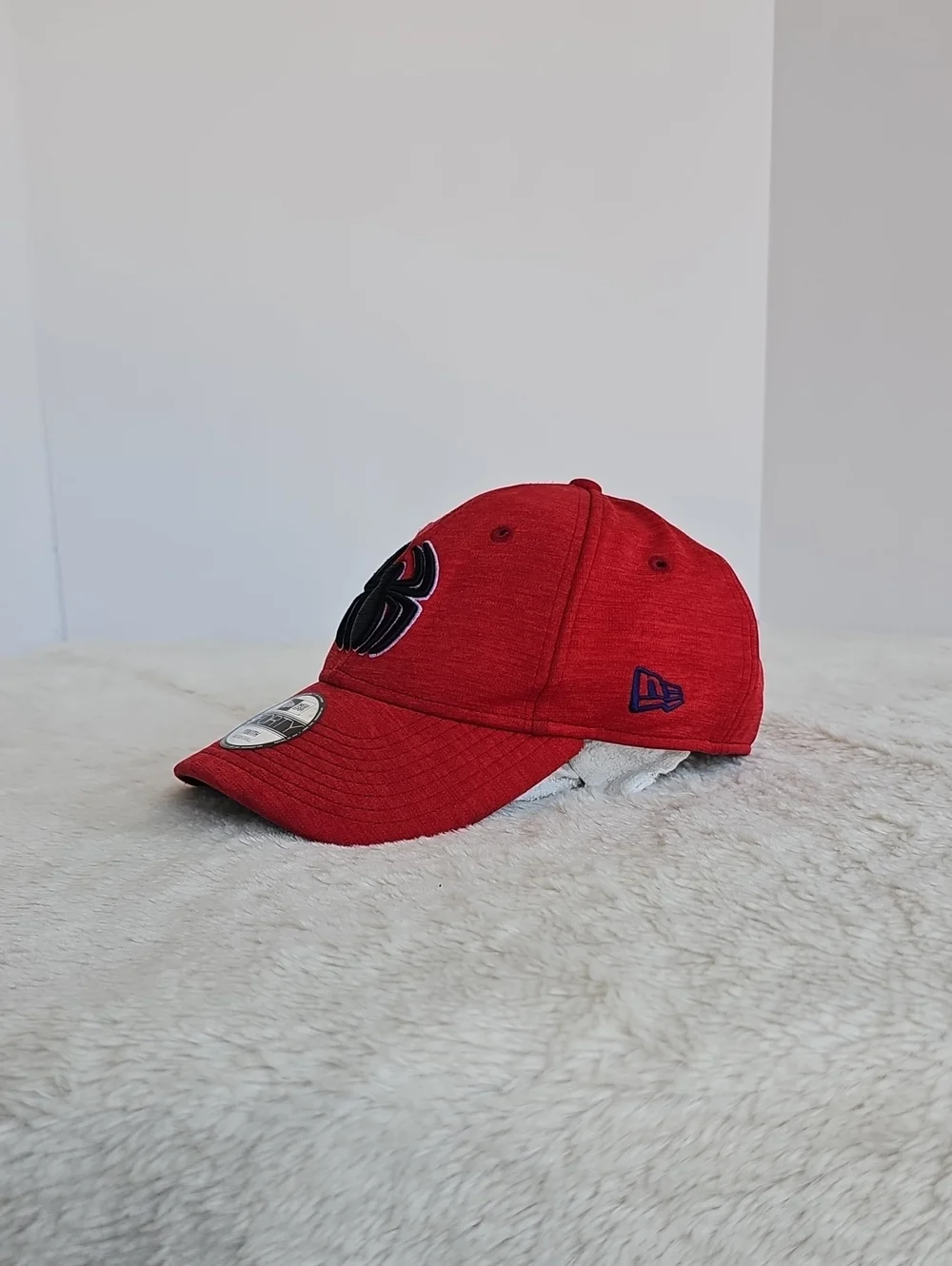 New Era Marvel Spider-Man 9FORTY Youth Red Baseball Cap Hat Adjustable